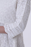 Chikankari White Cotton Kurta