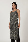 Kalamkari Printed Black Color Cotton Slip