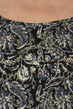 Kalamkari Printed Black Color Cotton Slip