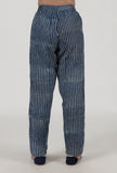 Indigo Printed Blue Cotton Pant