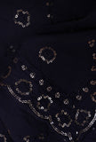 Navy Blue Color Cotton Embroidered Dupatta