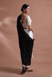 Black Color Cotton Georgette Embroidered Dupatta