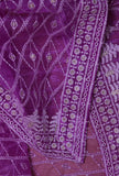 Light Purple Color Silk Organza Embroidered Dupatta