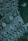 Green Color Silk Organza Embroidered Dupatta