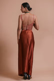 Red Color Raw Silk Sitara Work Blouse