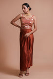 Pink Color Raw Silk Sitara Work Blouse
