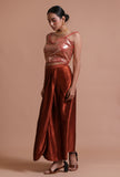 Pink Color Raw Silk Sitara Work Blouse