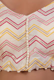 Off White Color Cotton Sitara work Blouse