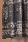 Grey Cotton Printed Dress