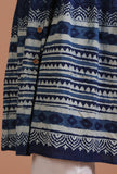 Blue Color Cotton Printed Dress
