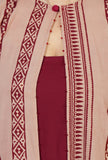 Printed A-Line Overlay Kurta with Mirror Lace Trim
