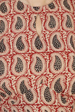 Baagh Hand Block Printed Sleeveless A-Line Kurta