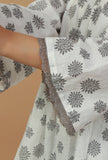 White Hand Block Printed Cotton Tunic