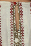 Off-White Block Printed Cotton Kurta
