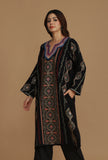 Midnight Kashmiri Embroidered Free Size Phiran- Free Size