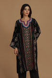 Midnight Kashmiri Embroidered Free Size Phiran- Free Size