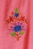 Aari Embroidered Multicolor Kashmiri Satin Kaftan- Free Size