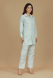 Light Grey Cotton Khadi Kurta