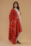 Kashmiri Red Chinar Kani Woollen Shawl