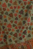 Green Kashmiri Chinar Kani Woollen Shawl