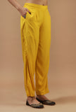 Mustard Shantoon Straight Fit Pant