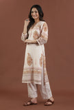 Printed Cotton Straight Kurta