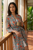 Celestial Garden Handblock Printed Kimono