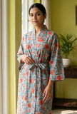 Celestial Garden Handblock Printed Kimono