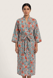 Celestial Garden Handblock Printed Kimono