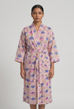 Lavender Bloom Printed Kimono