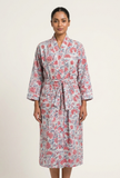 Aangan Floral Handcrafted Kimono