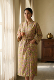 Marigold Vine Printed Kimono