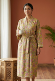 Marigold Vine Printed Kimono