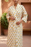 Boho Marigold Printed Kimono