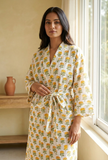 Boho Marigold Printed Kimono