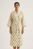 Boho Marigold Printed Kimono