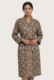 Moonlit Bloom Wrap Kimono