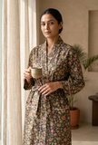 Moonlit Bloom Wrap Kimono