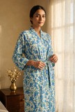 Wildflower Blue Handcrafted Kimono