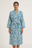 Wildflower Blue Handcrafted Kimono