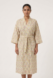 Soft Bloom Botanical Wrap Kimono