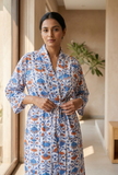 Classic Botanical Print Kimono
