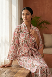Rosy Vine Handcrafted Kimono