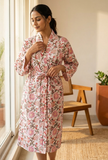 Rosy Vine Handcrafted Kimono