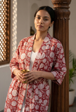Earthy Petals Handcrafted Kimono