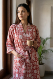 Earthy Petals Handcrafted Kimono