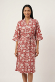 Earthy Petals Handcrafted Kimono