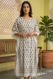 Desert Bloom Printed Kaftan Dress