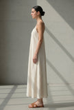 Ivory Breeze Strappy Maxi Dress