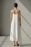 Ivory Breeze Strappy Maxi Dress